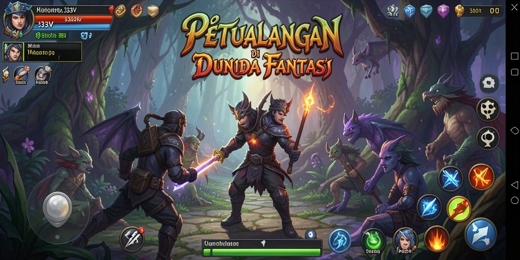 Tampilan gameplay menegangkan dalam 333V dengan grafis yang memukau.