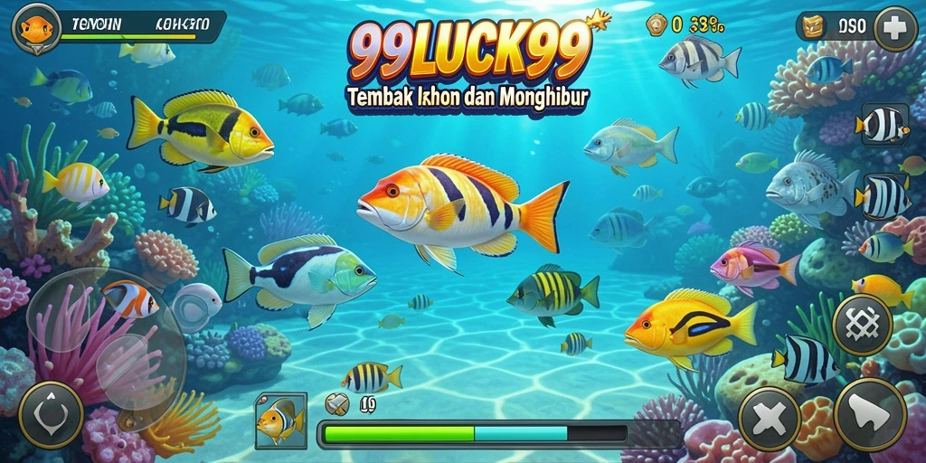 Screenshot gameplay seru Tembak Ikan di 99LUCK99.