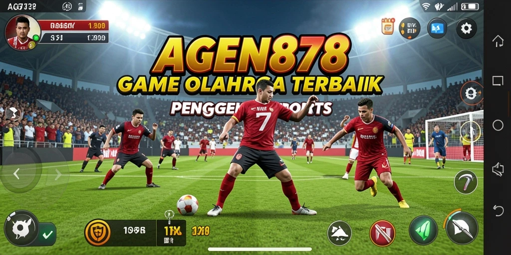 Tangkapan layar gameplay menarik AGEN878 dalam aksi olahraga.