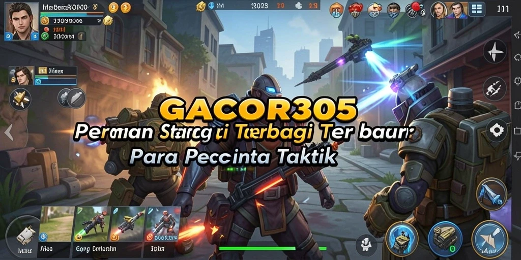 Screenshot utama GACOR305 menampilkan serunya gameplay strategi.
