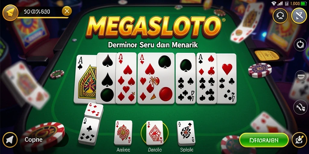 Tampilan gameplay seru dari MEGASLOTO yang menghibur.