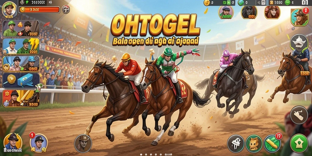 Tampilan gameplay Racing OHTOGEL yang memukau dan penuh aksi.