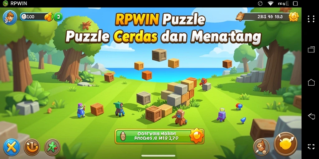 Tampilan gameplay RPWIN yang menantang dan menarik.